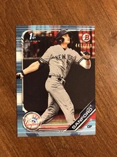 Jake Sanford 2019 Bowman 1st Draft Sky Blue BD-82 Western Kentucky Yankees /499