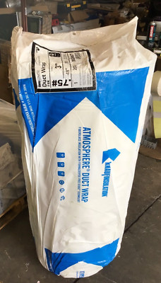 KNAUF INSULATION Atmosphere Duct Wrap Fiberglass Insulation QTY Four 50' Rolls