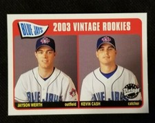 KEVIN CASH Jayson Werth 2003 Upper Deck UD Vintage Rookie Card RC SP #232 Mint