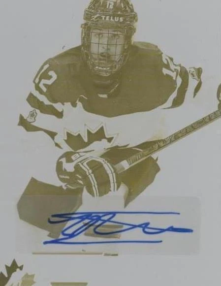 Autographed Printing Plate Yellow