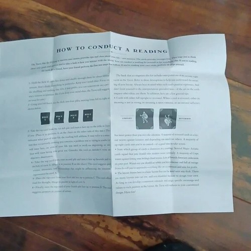 Tarot The Complete Kit Miniature Edition Fortune Telling Deck, Book & instructi - Picture 8 of 8