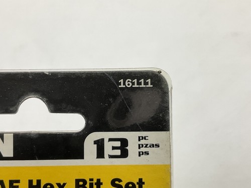 Titan 16111 SAE Hex Bit Set With Bit Holder (13 Pieces) - Picture 4 of 4