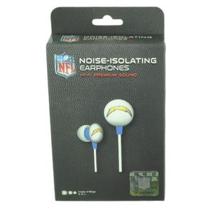 Nfl San Diego Chargers Headphones Earphones Music Iphone Mp3 Ihip Noise Isolatin Ebay