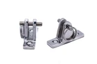 HD Stainless straight deck hinge quick release boat sprayhood bimini fitting
