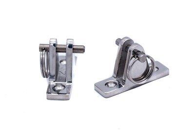 HD Edelstahl Gerades Deck Scharnier Schnellspanner Boot Sprayhood Bimini Armatur