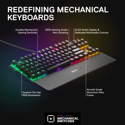 SteelSeries Apex 7 TKL (64646) Wired Keyboard for sale