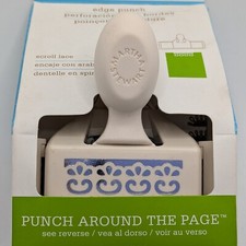 Martha Stewart SCROLL LACE Edge Punch Around The Page Paper Crafts Hard to Find
