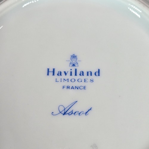 Haviland Limoges ASCOT Porcelain China 6 Pc Plate Setting Equestrian Horse Bit - Picture 6 of 20