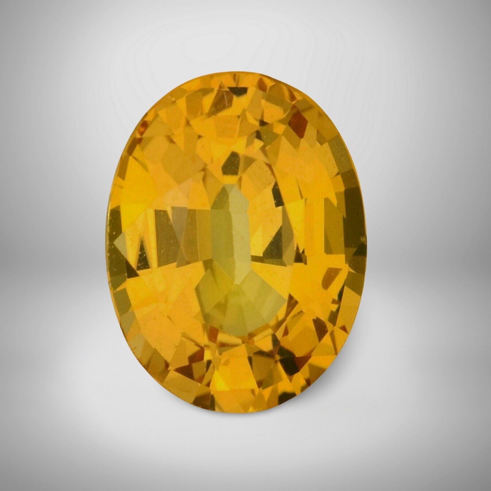 Yellow Sapphire Oval Cut AAA+ Loose Gemstone 2.2 Carats 10x8mm