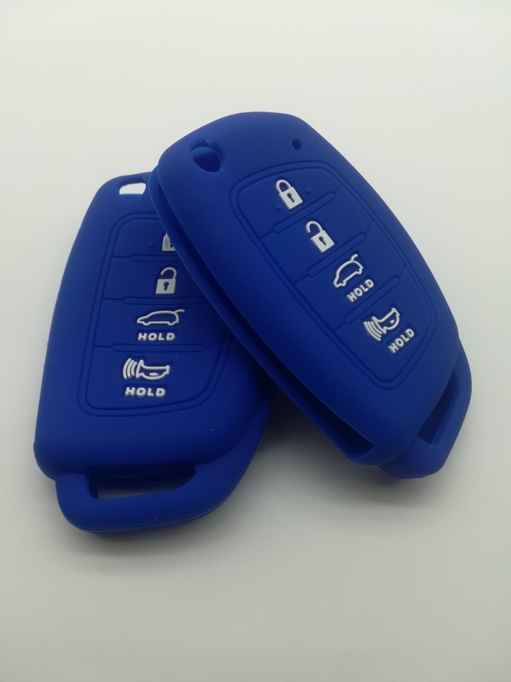 Hyundai Elantra Key Fob Silicone Key Fob Cover Case For Hyundai - Foto 10