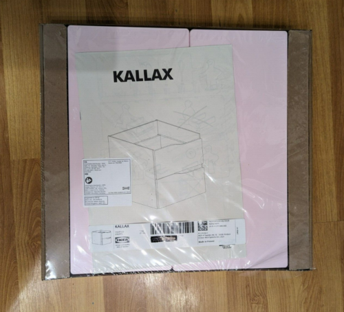 IKEA KALLAX / EXPEDIT Einsatz mit 2 Rosa Schubladen (33 x 33cm) - Bild 1 von 3