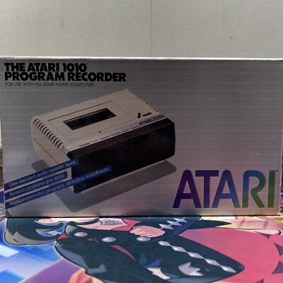 Vintage The Atari 1010 Program Recorder - Power Supply & Manual in Box
