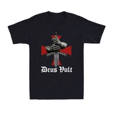 Knight Templar  Christian Warrior of God Crusader Vintage Men's T-Shirt