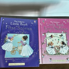 USBORNE Little Book of Fairy Stories & First Stories , hardcover Excellent