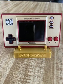 Nintendo Game and Watch STAND -  Custom Display Stand for Super Mario Bros G&W