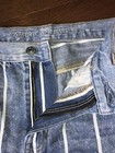 American Eagle Mom Jeans Womens High Rise Stripe Denim Jeans Sz 4 High Rise AEO — photo 6