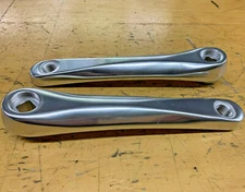 CUSTOM Bafang POLISHED SILVER Mid Drive Square Taper Crank Arm BBSHD Crankset