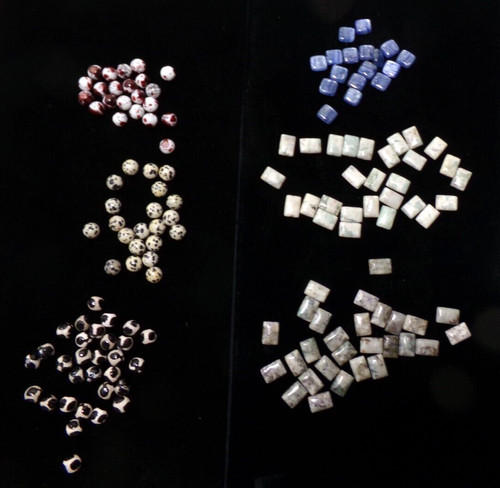 Glass Beads 8-10mm Lot K11 Loose Beads Jewelry Making