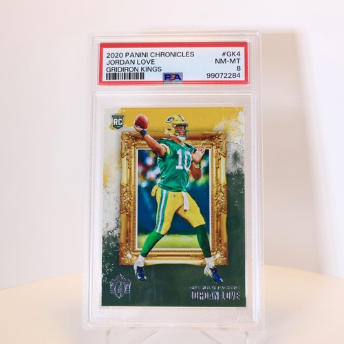 Jordan Love 💎 PSA 8 | Low POP 💎 2020 Chronicles Gridiron King | Packers RC