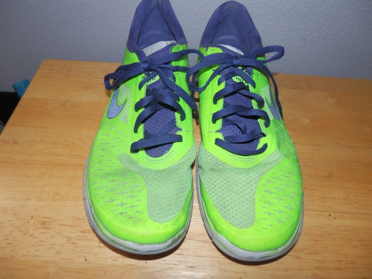 Nike Free 4.0 V2 Mens 9.5 Electric Green Pure Platinum | eBay