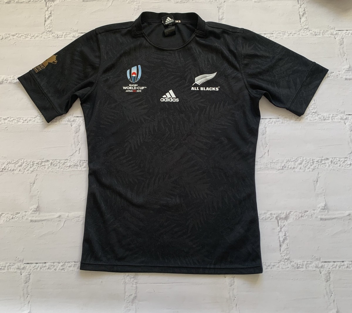 ALL BLACKS ジャージ 2019年W杯モデル 4XO New Zealand All Blacks Rugby World Cup Japan 2019 Adidas Jersey