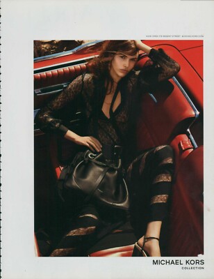 MICHAEL KORS Footwear Magazine Print Ad Advert long legs high