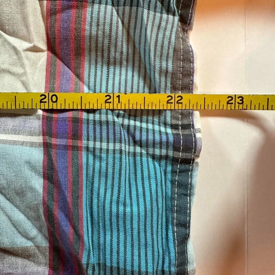 Camisa occidental vintage años 90 a cuadros perla abotonada para hombre Foto 4 de 4