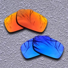 US Orange Violet Blue Polarized Replacement Lenses For-Oakley Crankcase