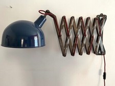 Scherenlampe Lampe, Werkstattlampe, Vintage, Industriedesign