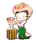 Betty Boop Hawaiian Lapel Enamel Pin Danbury Mint Collection Tm Hearst Fleischer
