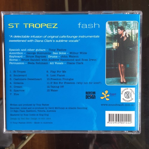 Vintage CD ST TROPEZ 2004 by FASH Tony Faehse and friends FREE POSTAGE unplayed - Picture 2 of 11