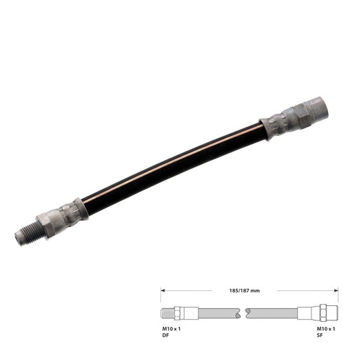 REAR BRAKE FLEXI HOSE BRAKE PIPE FITS VW TRANSPORTER T4 19912002