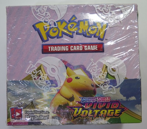 POKEMON TCG VIVID VOLTAGE BOOSTER BOX FACTORY SEALED SCHLECHT GELAGERT KOSTENLOSER VERSAND