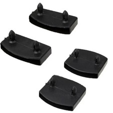 10/20X Black Plastic Replacement Bed Slat Plastic Center/End Caps Holder