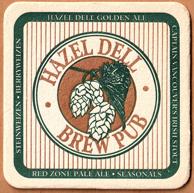Hazel Dell Brewpub Beer Coaster Vancouver WA