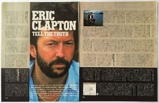 Eric Clapton 1987 Clipping Japan Magazine PG 10O 3PAGE