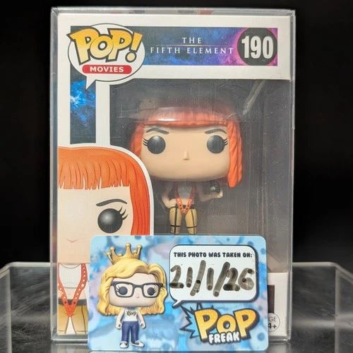 FUNKO POP! Vinyl Figure Movies RARE The Fifth Element #190 Leeloo [VAULTED]