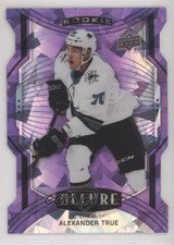 2020-21 Upper Deck Allure Rookie SP Purple Diamond 9/10 Alexander True #107 11cu