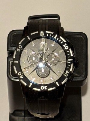 Edox Grand Ocean 10022-37N-NIN Chronograph Diver Big Date Quarz Herrenuhr
