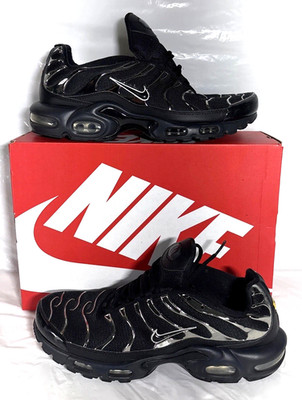 Nike Air Max Plus SE Black Chrome Silver Women's Size 11.5 HJ9743 001