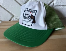 EXTREMELY RARE-Vintage Wild Turkey Kentucky Straight Bourbon Whiskey Hat.