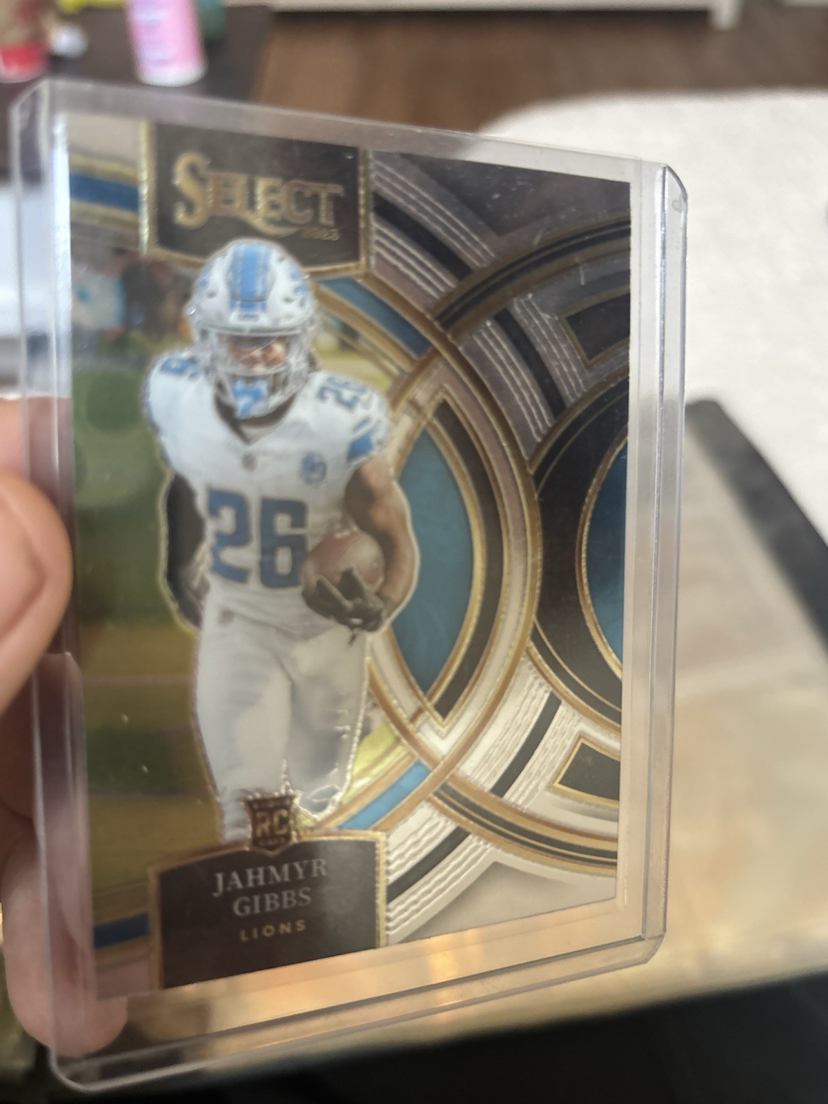 2023 Panini Select - Premier Level Jahmyr Gibbs #198 Silver Prizm (RC)