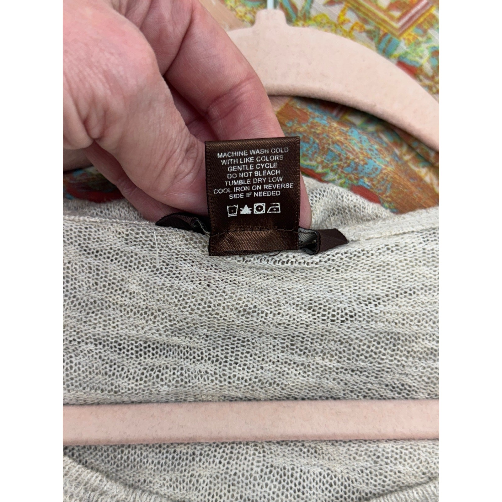 Multiples large summer lightweight sweater boho s… - image 7