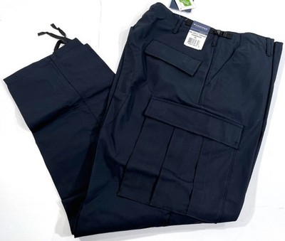 NEW XL MENS PROPPER F5205 ZIP FLY BATTLE RIP CARGO PANTS LA NAVY XL REGULAR