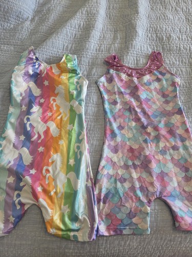 Child's Leotards / Biketards Size 150 Us Size 8/10 Girls