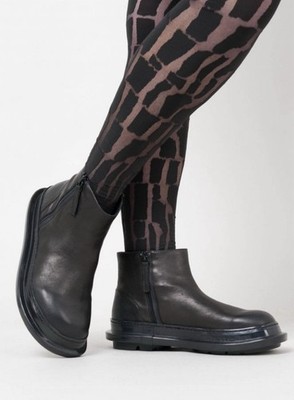 RUNDHOLZ BLACK LABEL Black Leather Boots Size 37