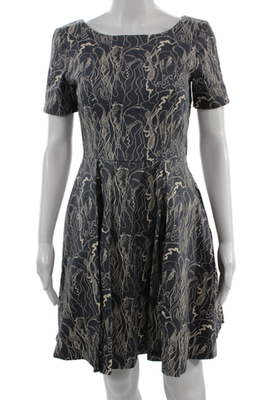 vero moda fit and flare dress VERO MODA Women's Fit and Flare Black Dress main image 0