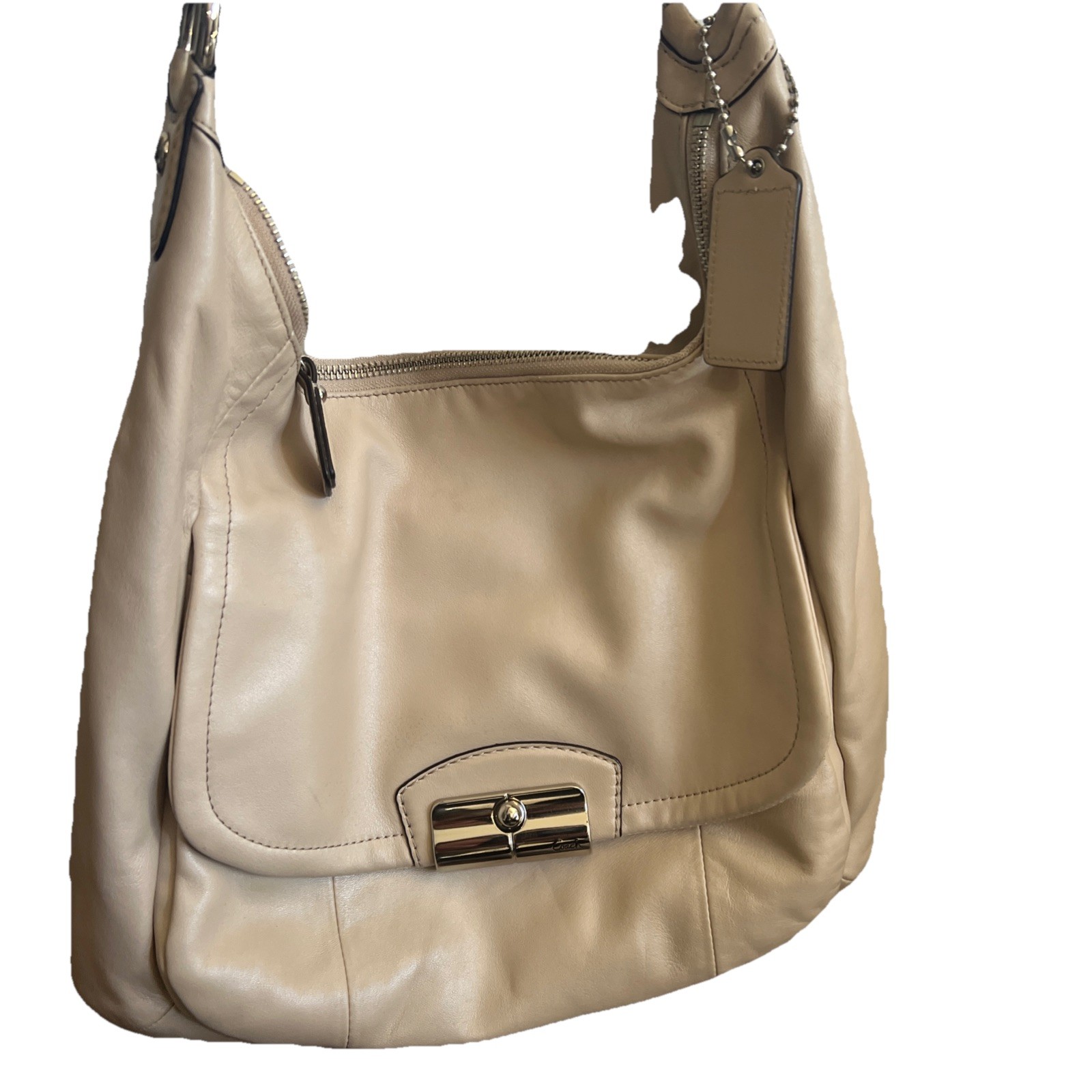 used coach purses and handbags leather With Wallet-image