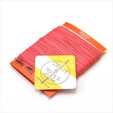 Ritza 25 Tiger Waxed Polyester Thread 06mm Pink Peony 50 Meters Sewing Craft