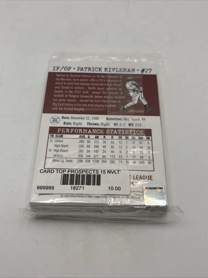 2015 Pacific Coast League Top Prospects Set Kris Bryant Addison Russell Piscoty  - Image 4 of 4